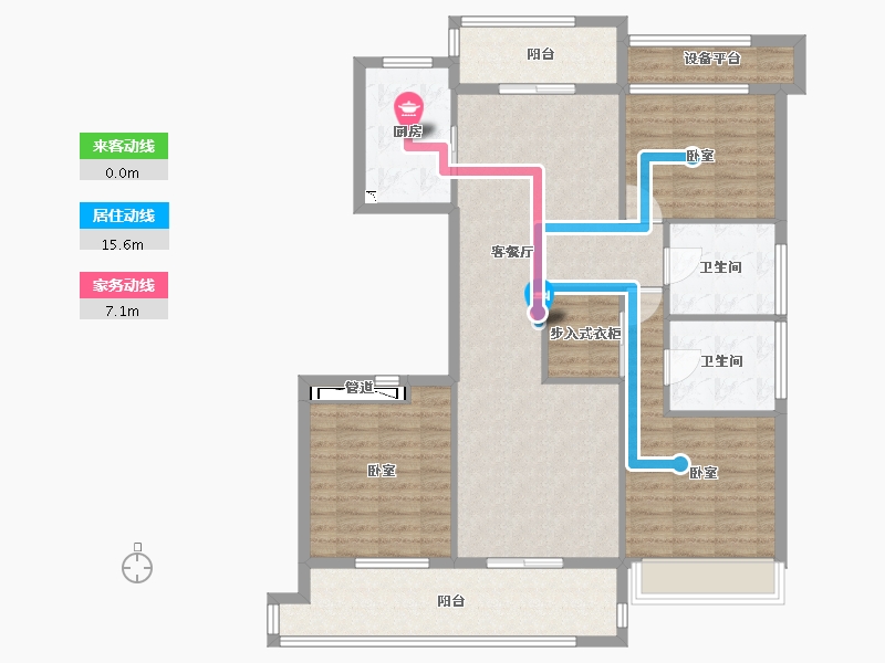 浙江省-衢州市-新湖牡丹园-115.89-户型库-动静线