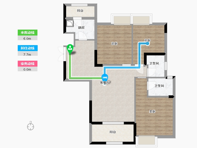 江西省-九江市-水墨江南-86.70-户型库-动静线