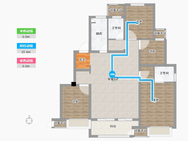 江苏省-常州市-新城和昱-110.32-户型库-动静线