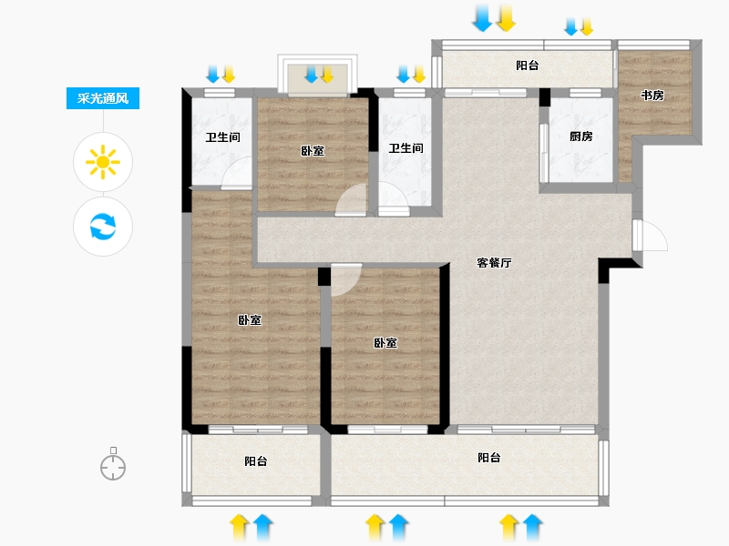 江西省-上饶市-江天农博城-108.25-户型库-采光通风