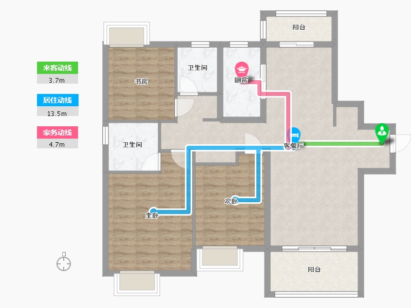 江西省-南昌市-新力锦园-100.01-户型库-动静线