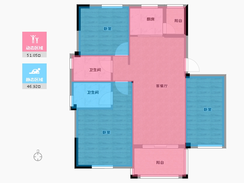 福建省-龙岩市-中福城会员制居家养老社区-89.00-户型库-动静分区