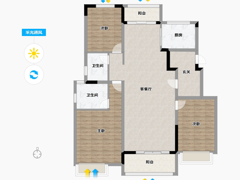 江西省-上饶市-国际锦里-122.28-户型库-采光通风