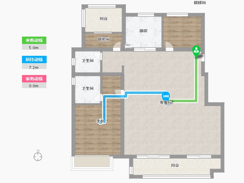 安徽省-六安市-合肥孔雀城-91.99-户型库-动静线