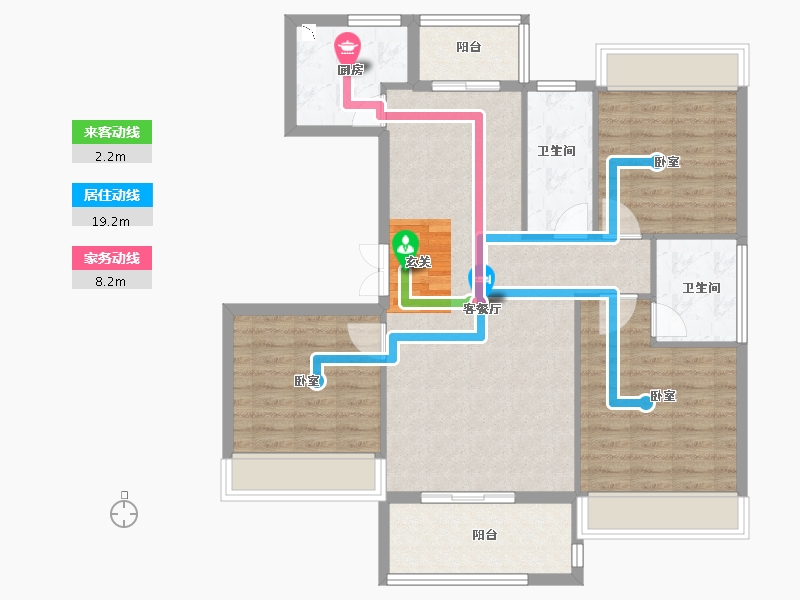 浙江省-衢州市-新湖牡丹园-97.00-户型库-动静线