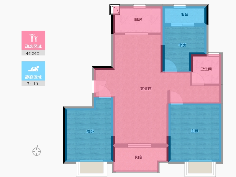 江西省-南昌市-凌云府-71.01-户型库-动静分区