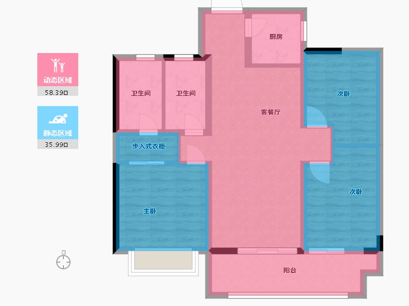 江西省-南昌市-中大弘阳-84.00-户型库-动静分区