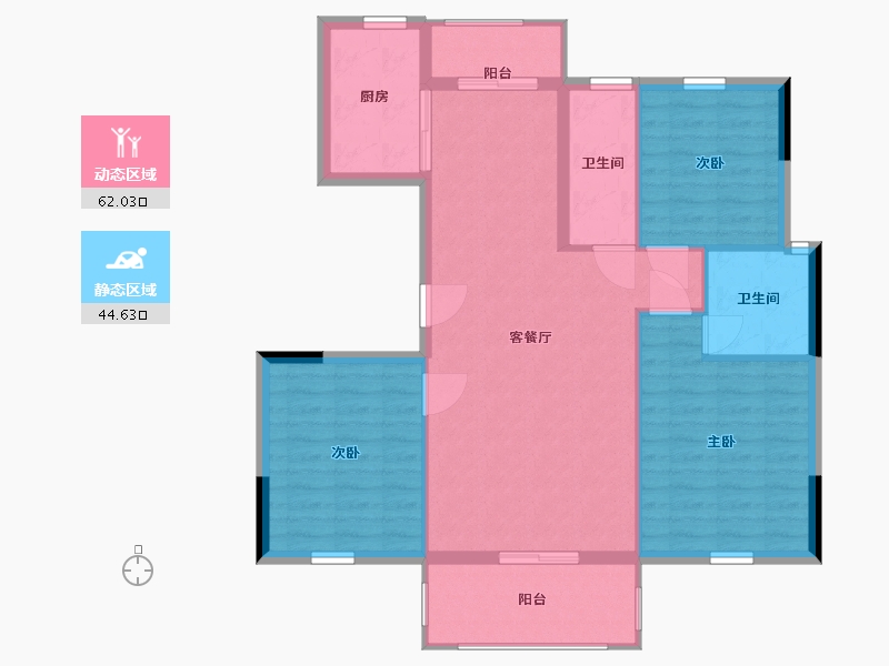 江西省-南昌市-东投阳光城-97.33-户型库-动静分区