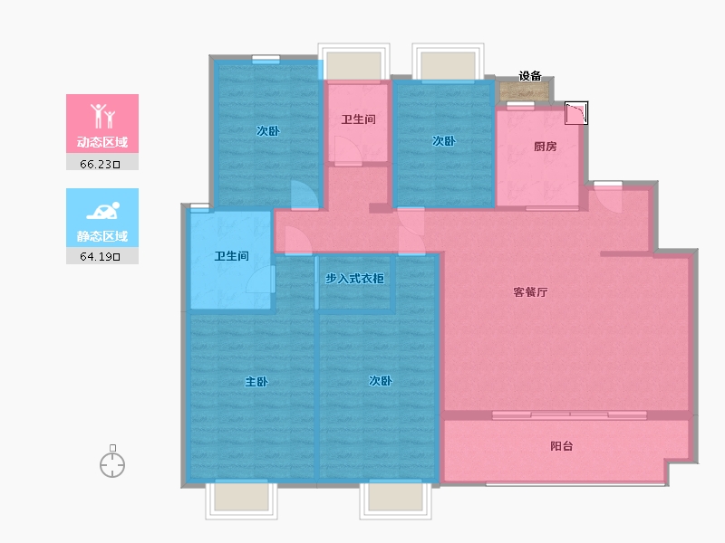 江西省-南昌市-联发公园前-119.00-户型库-动静分区