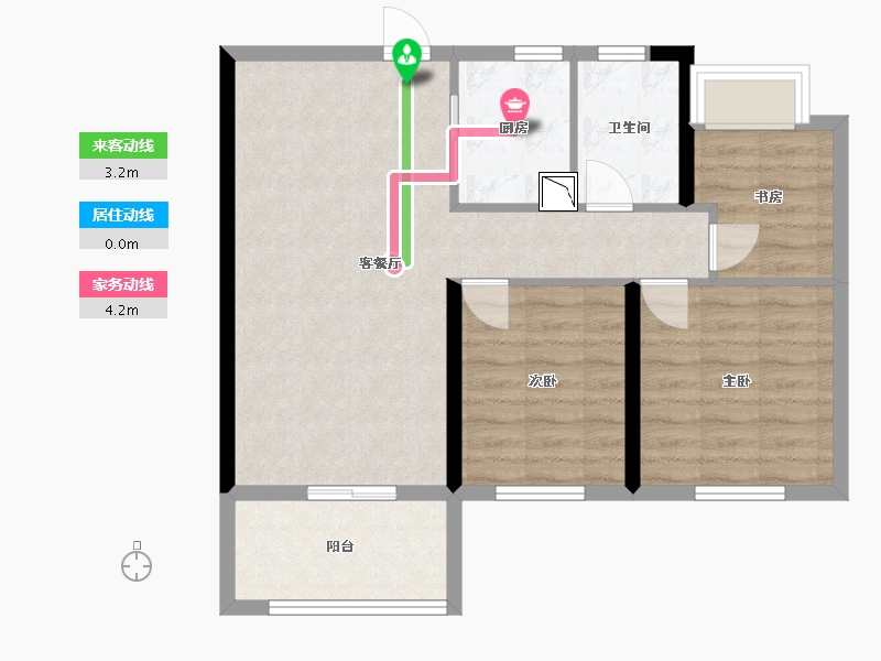 江西省-南昌市-保利春天里-71.01-户型库-动静线