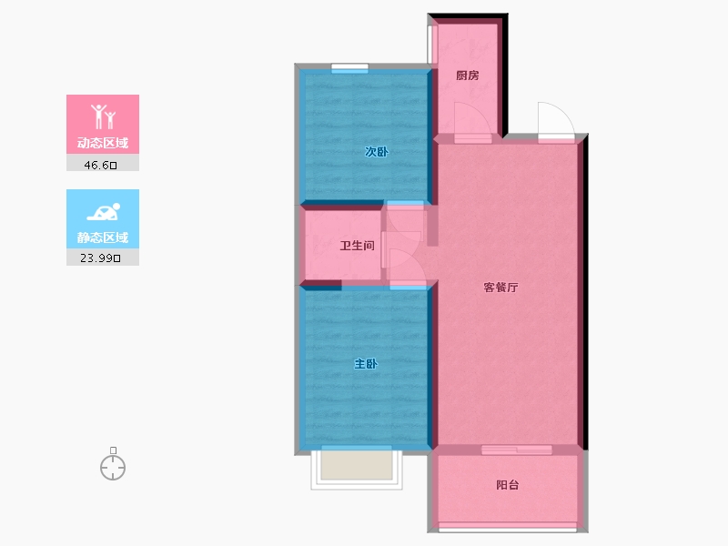 江西省-南昌市-上峰景城-62.60-户型库-动静分区