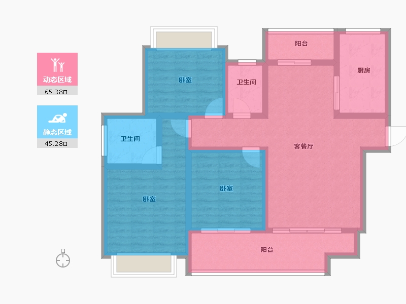 江西省-上饶市-尚锦名都-98.00-户型库-动静分区