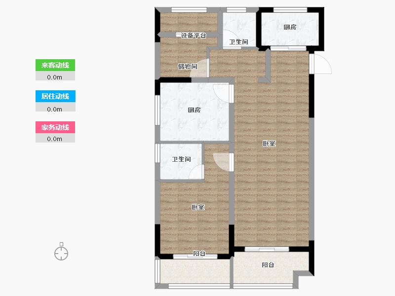 浙江省-湖州市-中建投悦湖名城-89.12-户型库-动静线