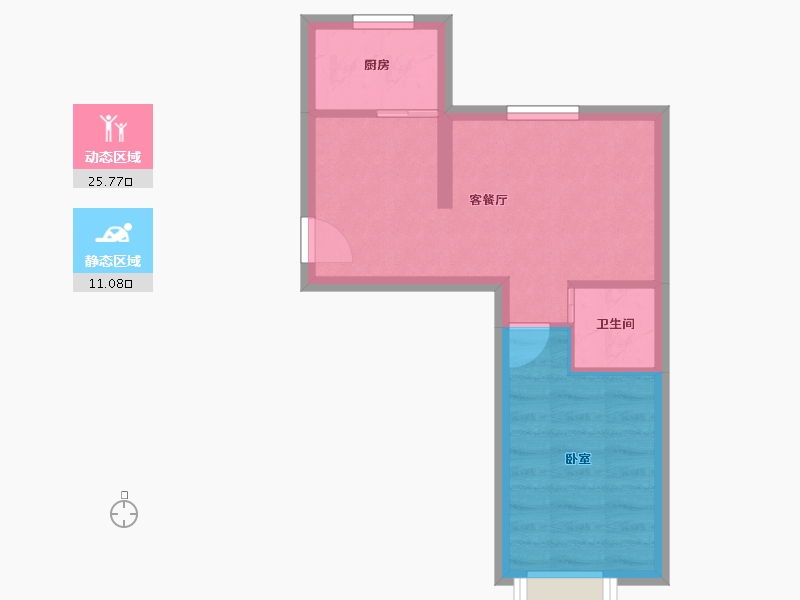 新疆维吾尔自治区-乌鲁木齐市-香缇苑-32.28-户型库-动静分区