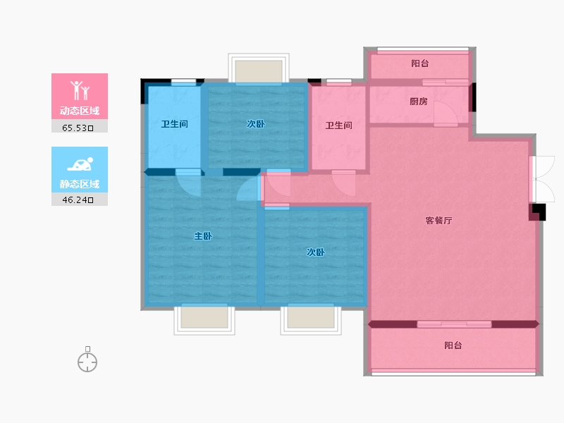 江西省-九江市-和兴首府-100.00-户型库-动静分区