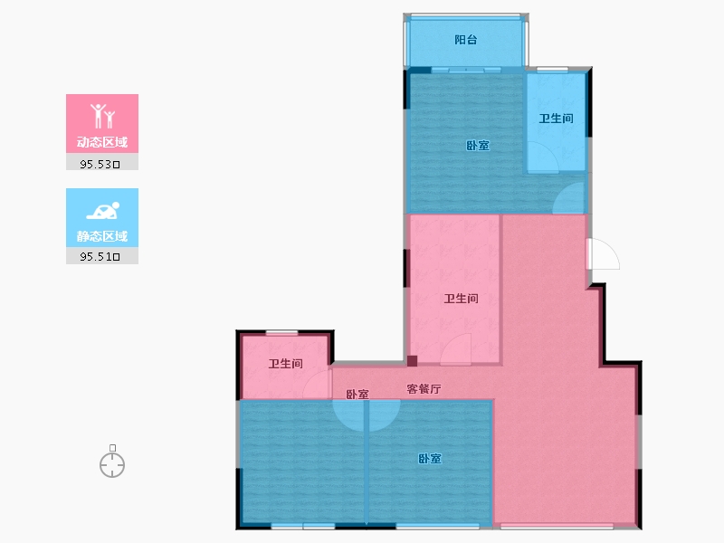 福建省-莆田市-滨溪正荣府-178.01-户型库-动静分区