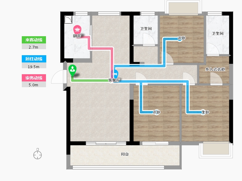 福建省-福州市-中发首府-91.00-户型库-动静线