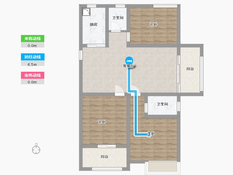 江西省-南昌市-上峰景城-84.26-户型库-动静线