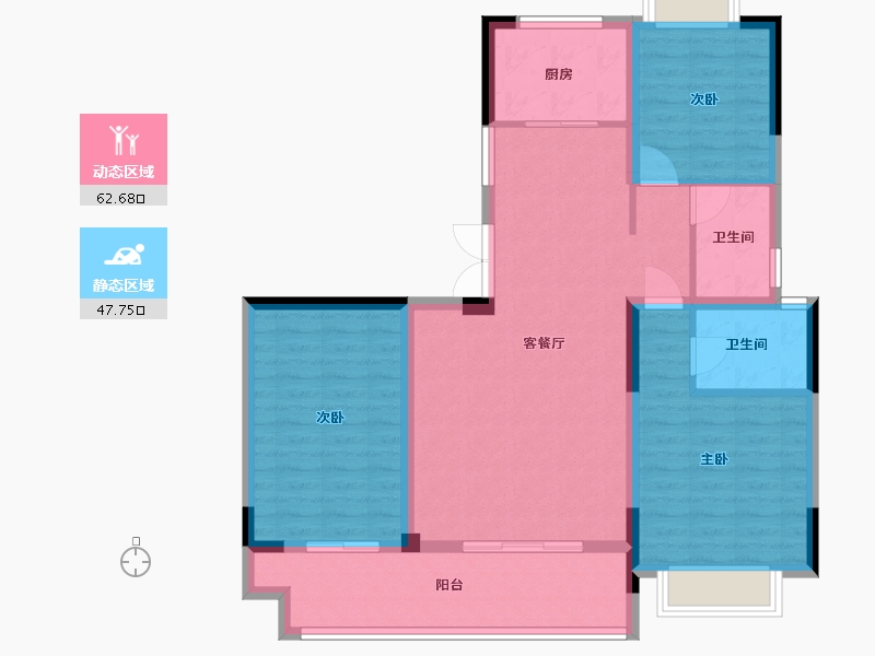 江西省-九江市-凤凰天湖墅-99.16-户型库-动静分区