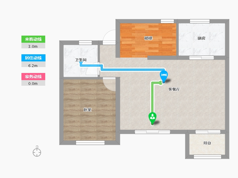 新疆维吾尔自治区-乌鲁木齐市-绿城春风里-62.10-户型库-动静线