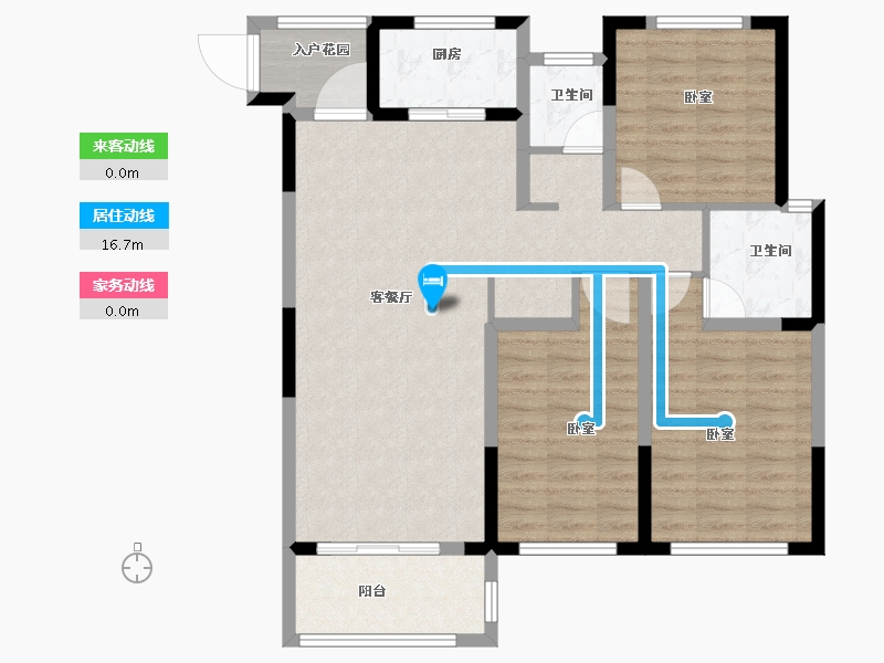 安徽省-芜湖市-海螺永盛花园-99.06-户型库-动静线