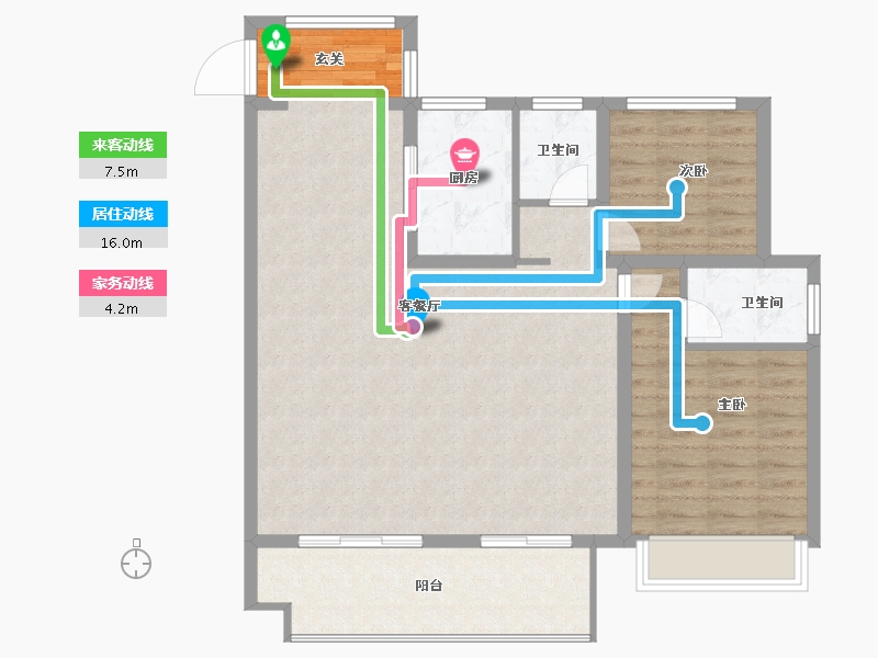 安徽省-阜阳市-石榴·学府壹号-94.00-户型库-动静线