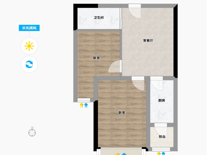 江苏省-镇江市-句容京东紫晶-44.00-户型库-采光通风