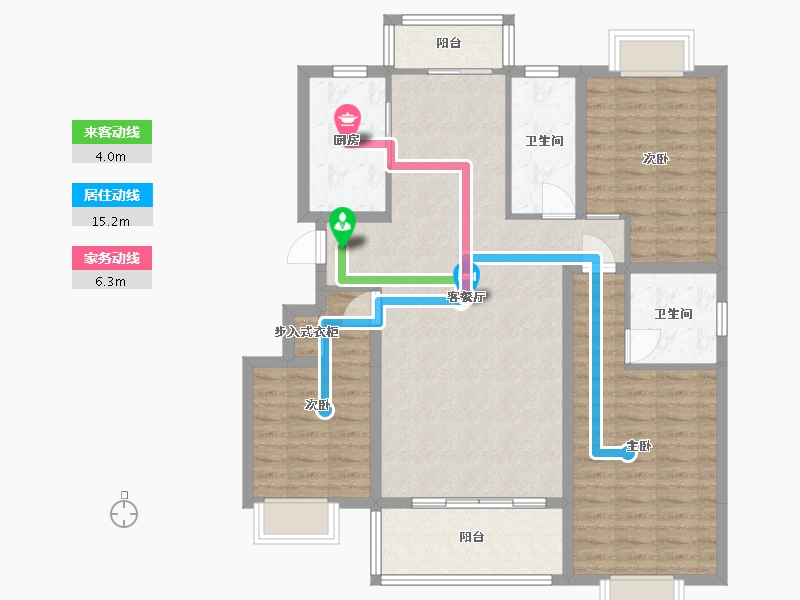 江西省-九江市-鼎翔珍珠湖-108.59-户型库-动静线