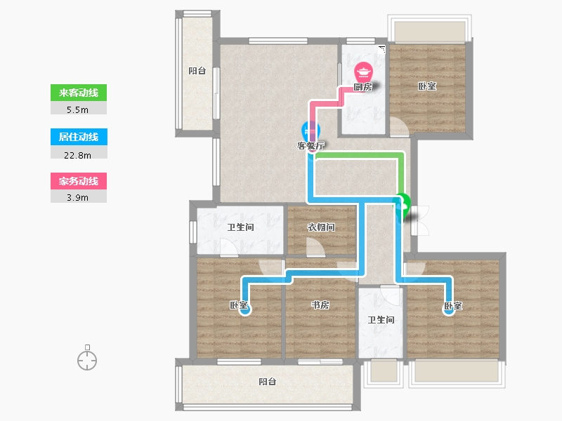 浙江省-衢州市-新湖牡丹园-114.00-户型库-动静线