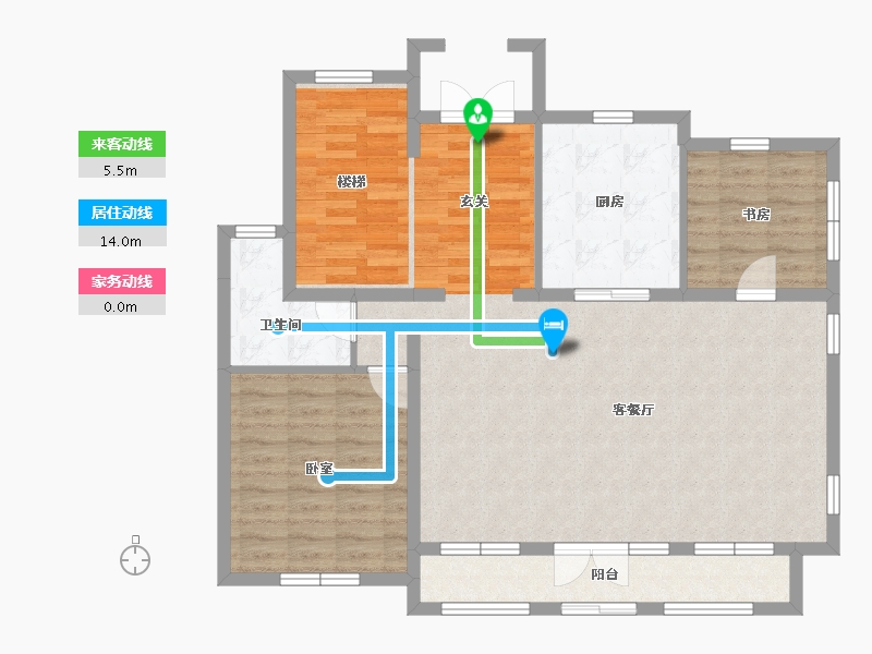 新疆维吾尔自治区-乌鲁木齐市-绿城春风里-103.81-户型库-动静线