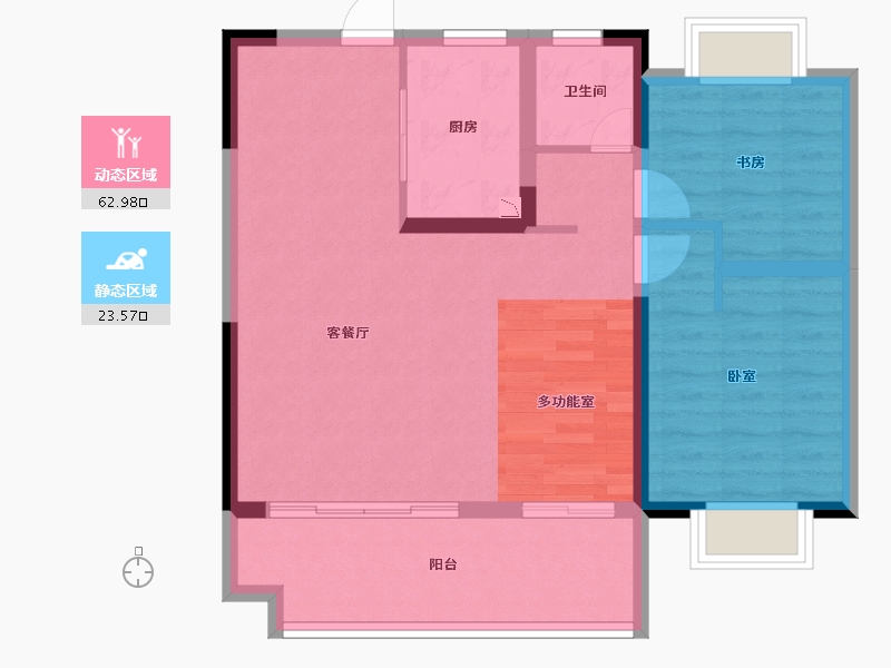 安徽省-淮南市-斌锋·江山樾-78.00-户型库-动静分区