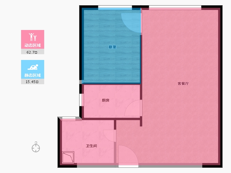 福建省-龙岩市-中航紫金云熙-72.00-户型库-动静分区