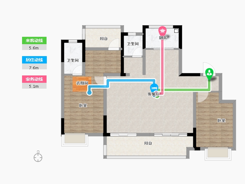 安徽省-合肥市-高速蜀西湖畔-109.00-户型库-动静线