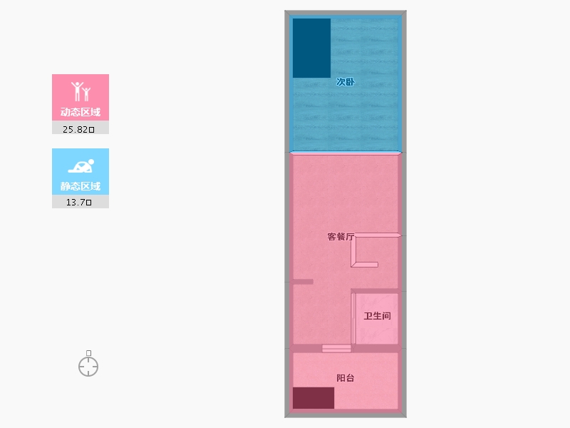 云南省-昆明市-润城X空间Ⅱ-31.72-户型库-动静分区