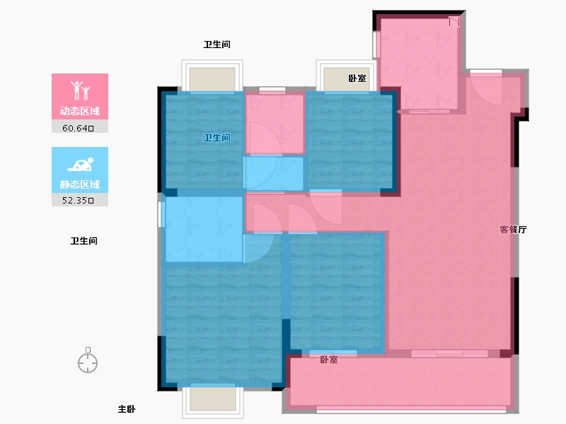 江西省-南昌市-新力·大境天城-101.15-户型库-动静分区