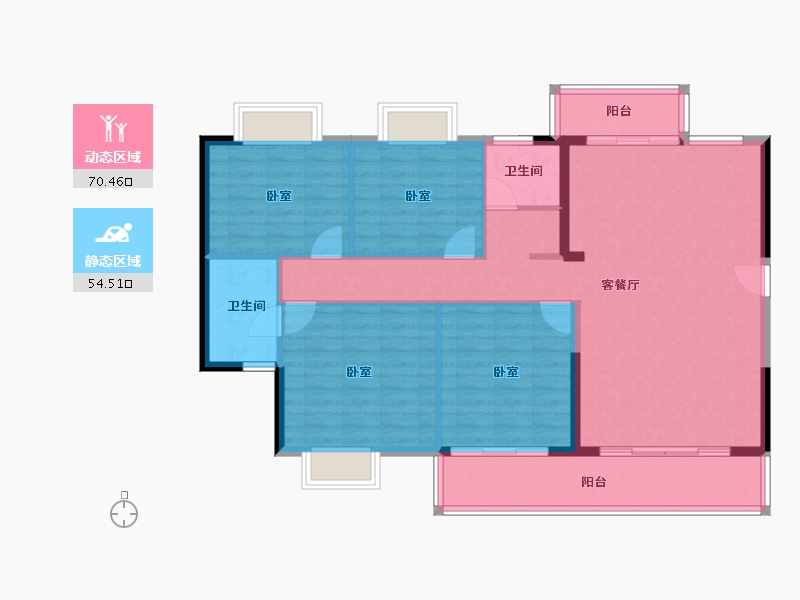 福建省-莆田市-鑫和·名门华府-114.00-户型库-动静分区