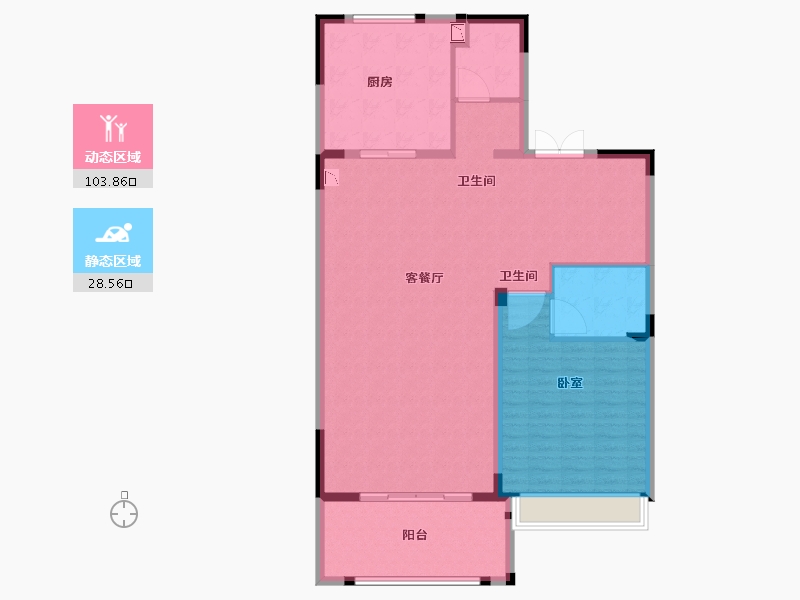 江苏省-无锡市-美的公园天下-122.01-户型库-动静分区