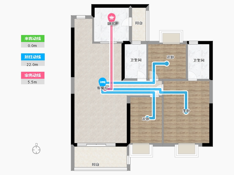 福建省-宁德市-福鼎恒大未来城-98.00-户型库-动静线