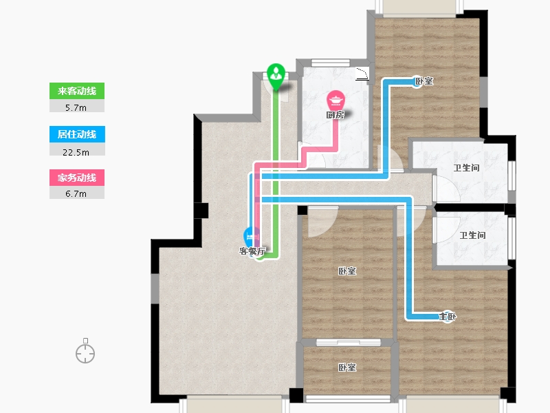 福建省-三明市-三明世纪城-103.74-户型库-动静线