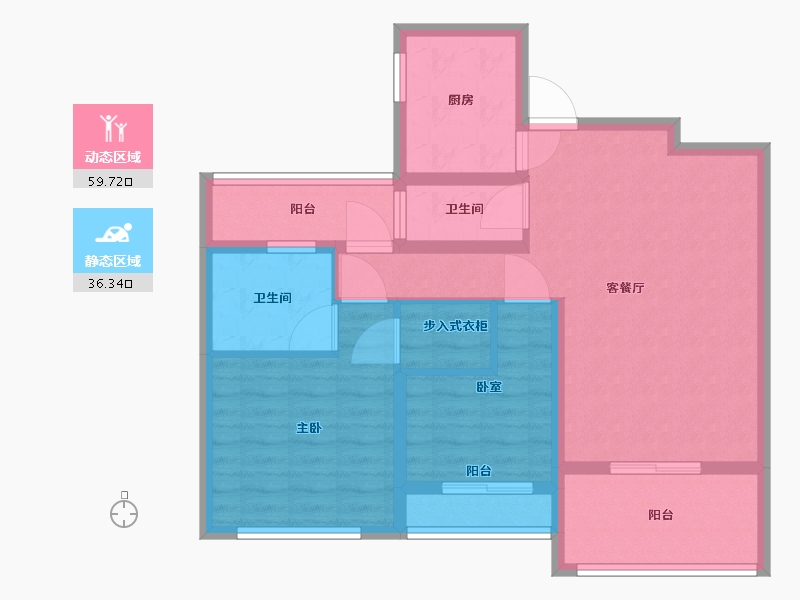 江西省-景德镇市-鹭金·昌江府-85.01-户型库-动静分区