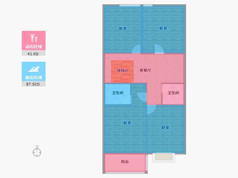 福建省-莆田市-万嘉白塘湖-118.00-户型库-动静分区