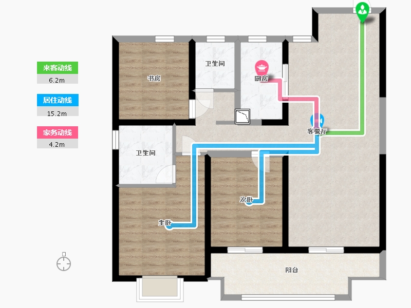 江西省-南昌市-南昌新城吾悦广场-101.00-户型库-动静线