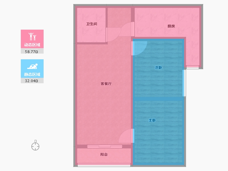 河北省-承德市-丽景华庭二期-81.34-户型库-动静分区