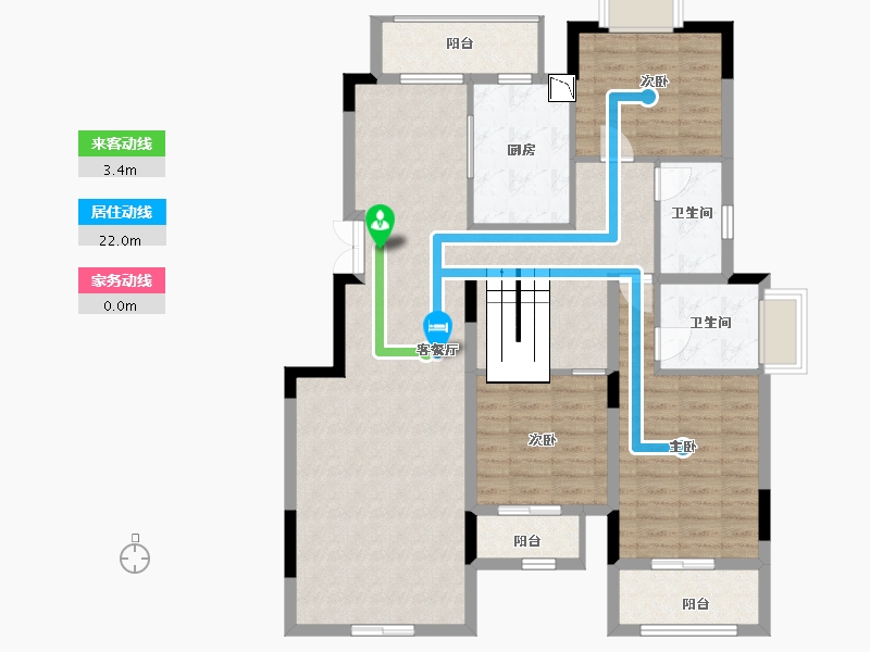 江西省-南昌市-正荣学府壹号-114.00-户型库-动静线