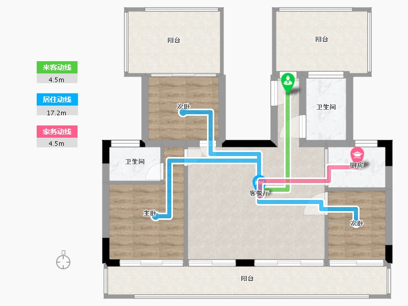 福建省-厦门市-保利万兆大国璟-78.99-户型库-动静线