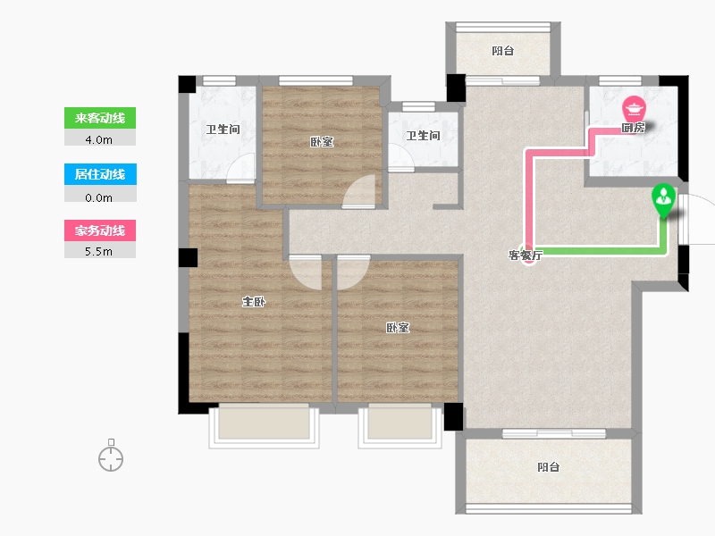 福建省-三明市-万春.珑熙郡-92.37-户型库-动静线