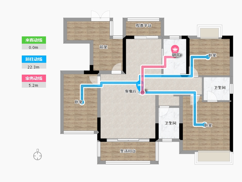 江西省-宜春市-华硕·江上明月-106.09-户型库-动静线