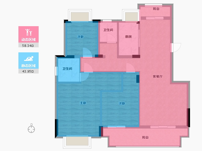 江西省-南昌市-南昌中大府-92.00-户型库-动静分区