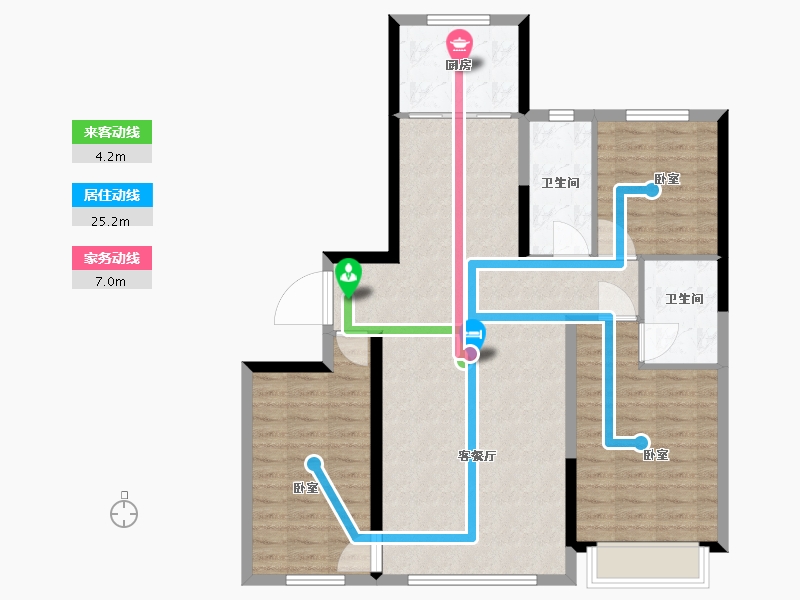 宁夏回族自治区-石嘴山市-正丰黄河明珠-101.58-户型库-动静线