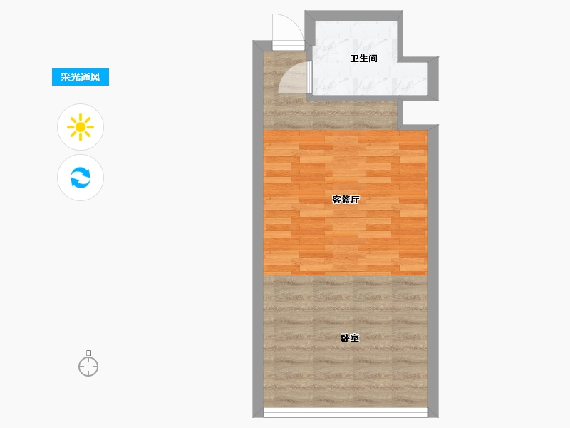 宁夏回族自治区-银川市-建发大阅城涉外公寓-36.14-户型库-采光通风